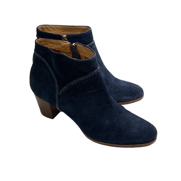 Jack Rogers Navy Blue Suede Booties size 9.5 - Picture 3 of 16